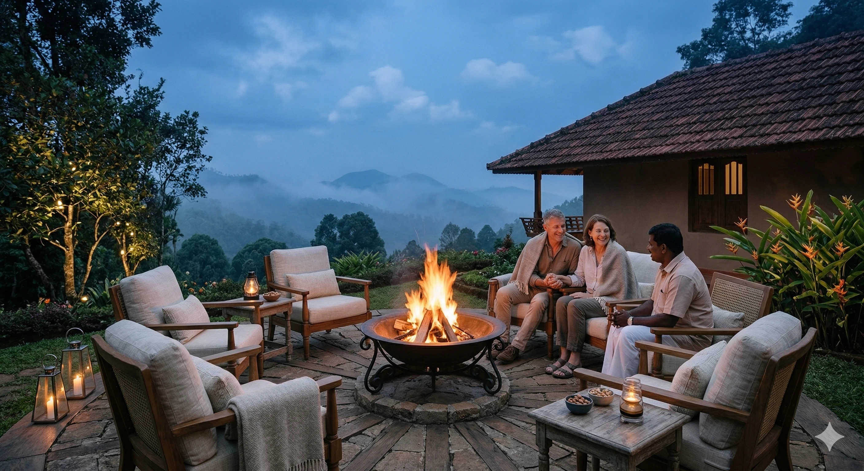 Bonfire Evenings near Olive Woods Munnar