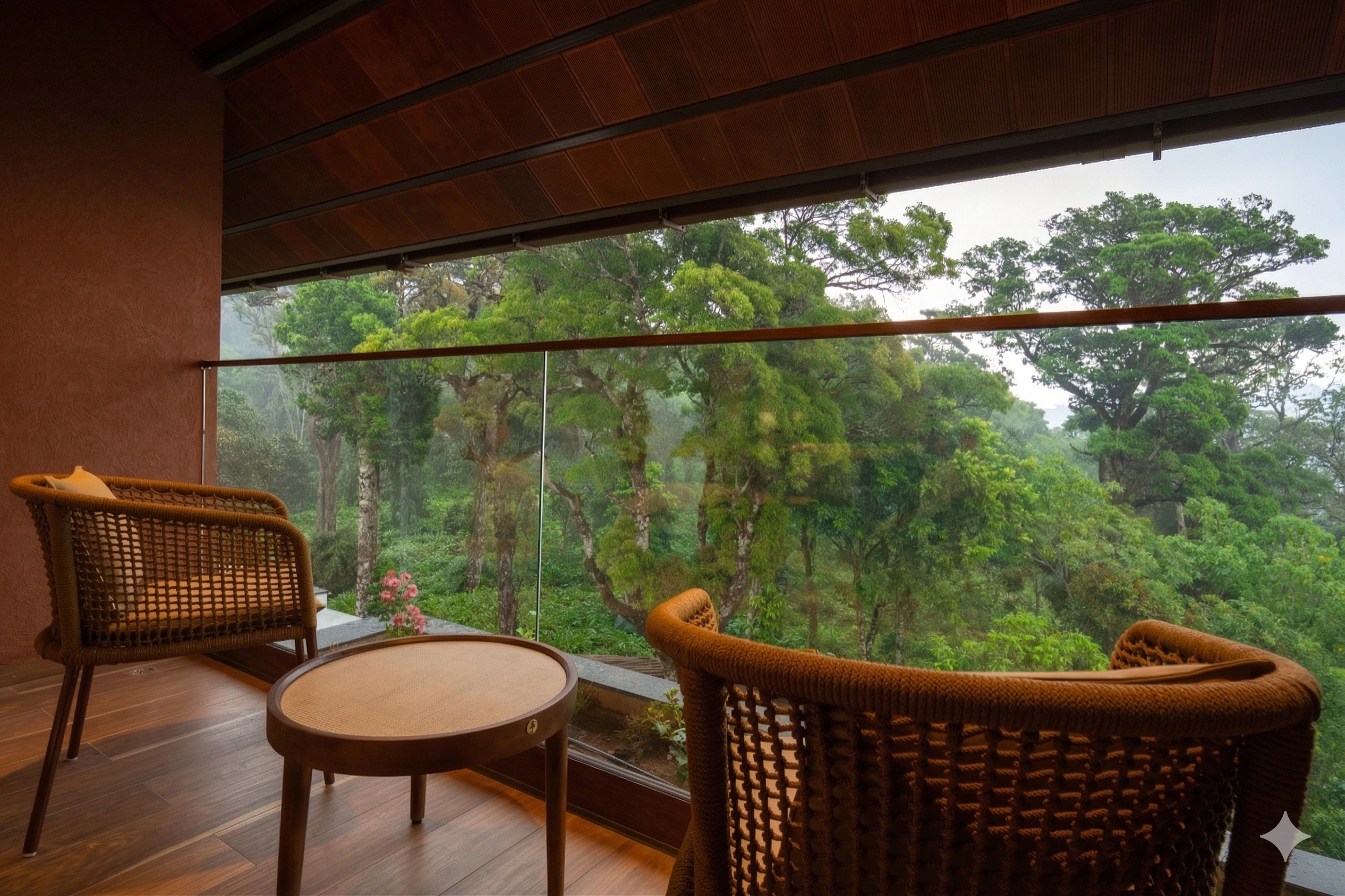 Olive Woods Munnar – forest view balcony